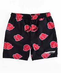 Primitive x Naruto Akatsuki Black Board Shorts