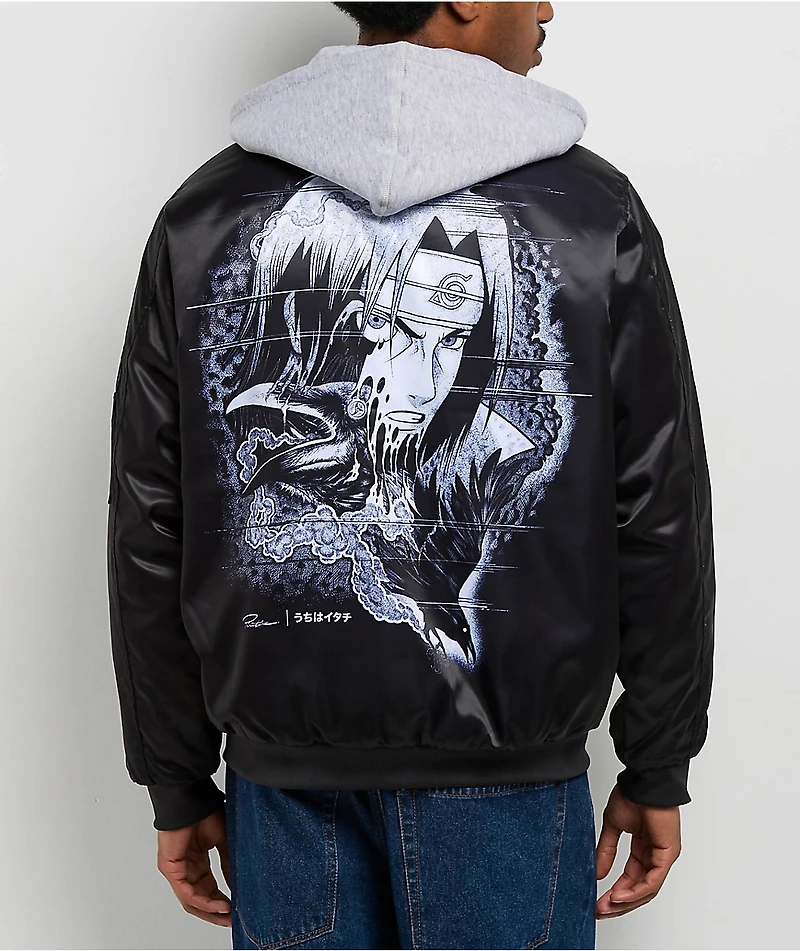 Primitive x Naruto Clones 2fer Black Bomber Jacket