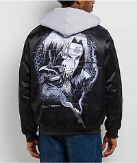 Primitive x Naruto Clones 2fer Black Bomber Jacket