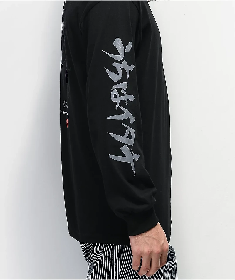 Primitive x Naruto Crows Black Long Sleeve T-Shirt