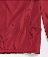 Primitive x Naruto Crows Burgundy Coaches Jacket