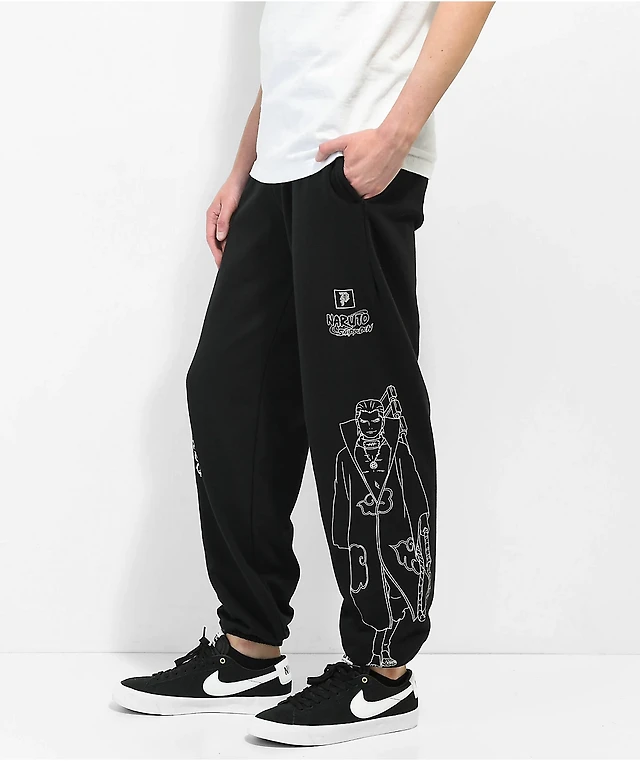 Primitive x Naruto Hidan Black Sweat Pants Arden Fair