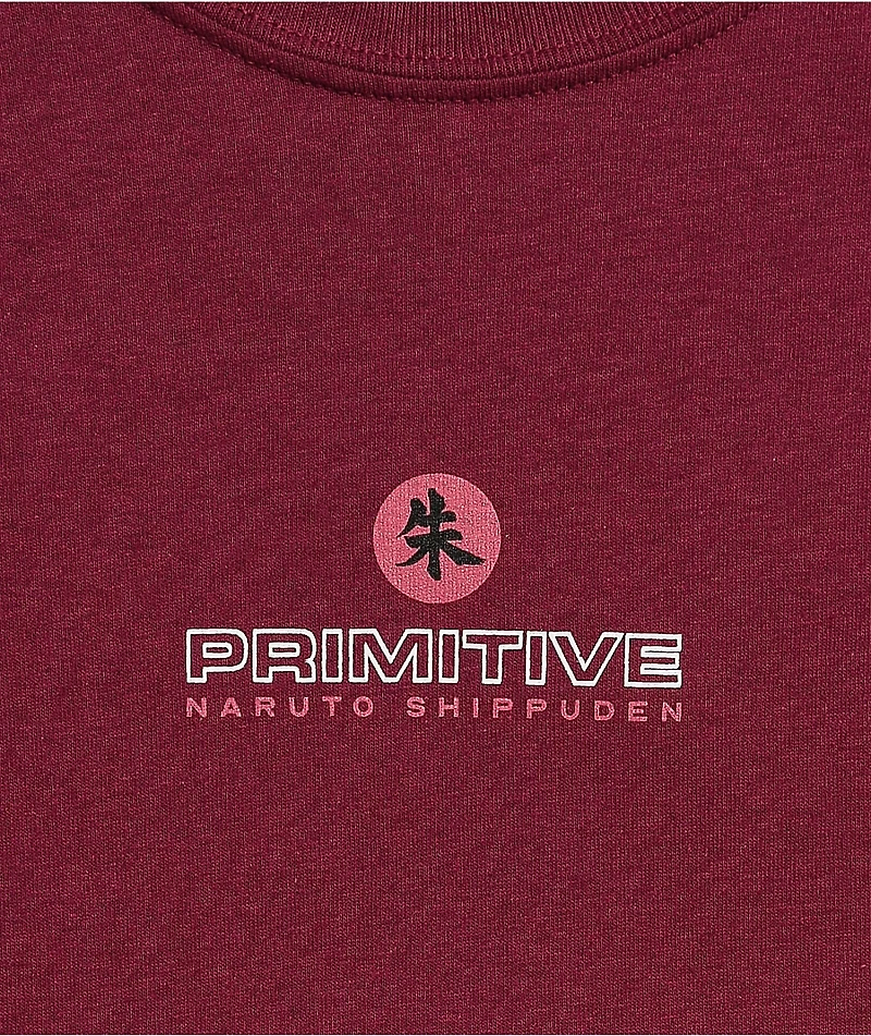 Primitive x Naruto II Itachi Burgundy T-Shirt