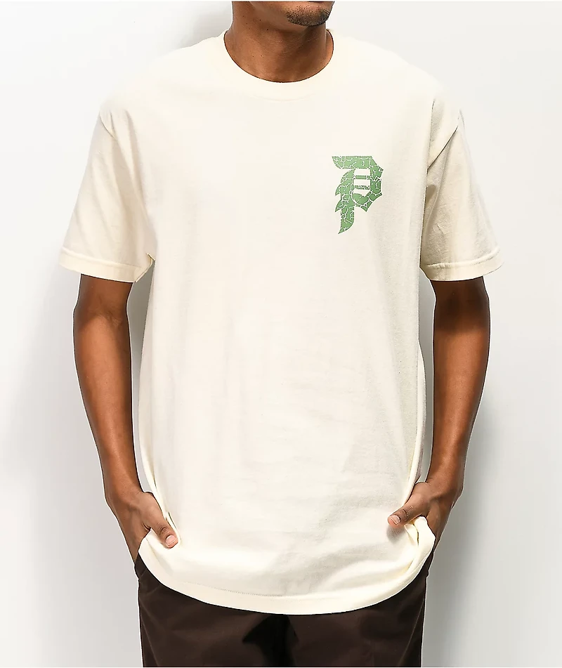 Primitive x Naruto Kakashi Dirty P Cream T-Shirt