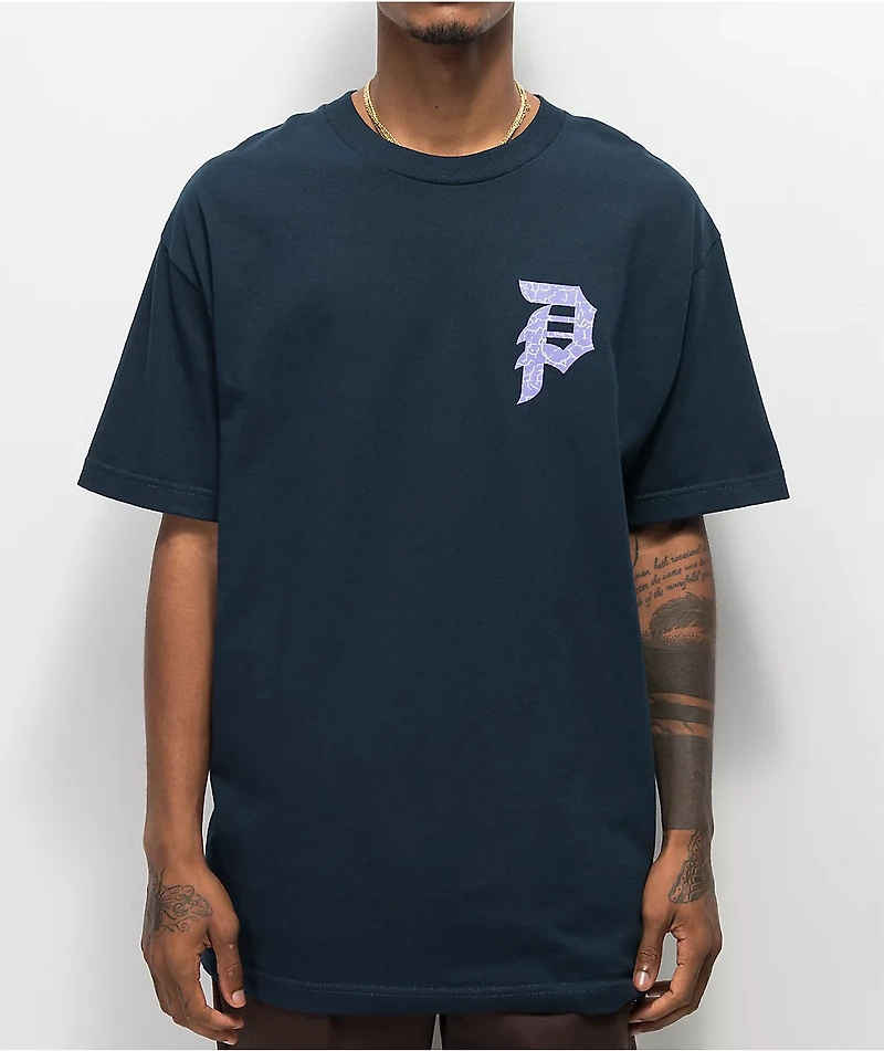 Primitive x Naruto Sasuke P Navy T-Shirt