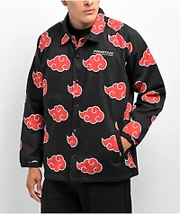Primitive x Naruto Shippuden Akatsuki Black Coaches Jacket