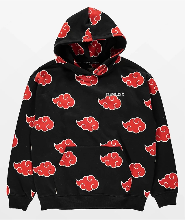 Primitive x Naruto Shippuden Akatsuki Black Hoodie Liberty Center