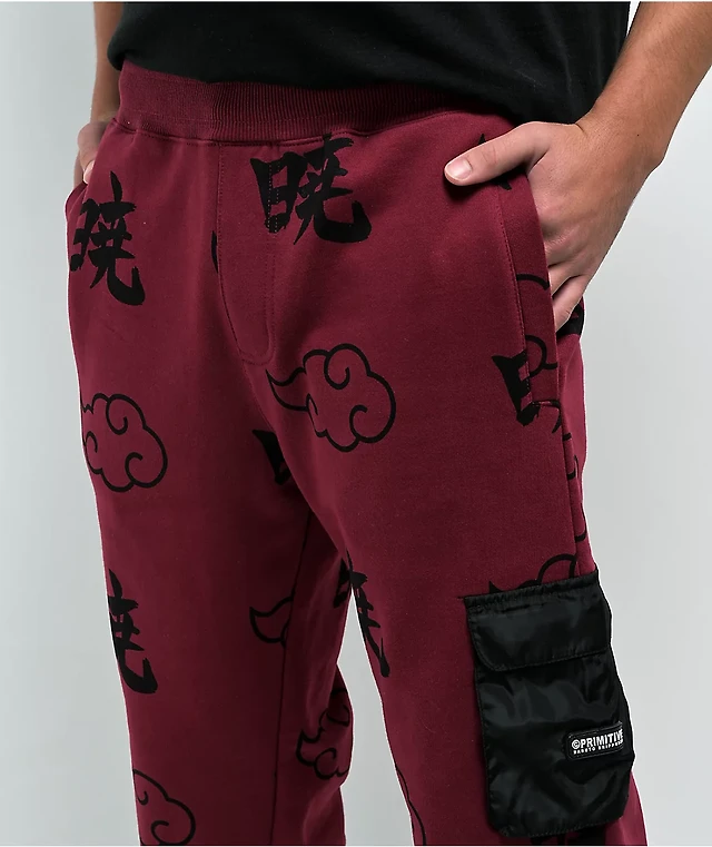 Primitive x Naruto Akatsuki Black Board Shorts MainPlace Mall