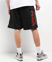 Primitive x Naruto Shippuden Beast Black Mesh Shorts