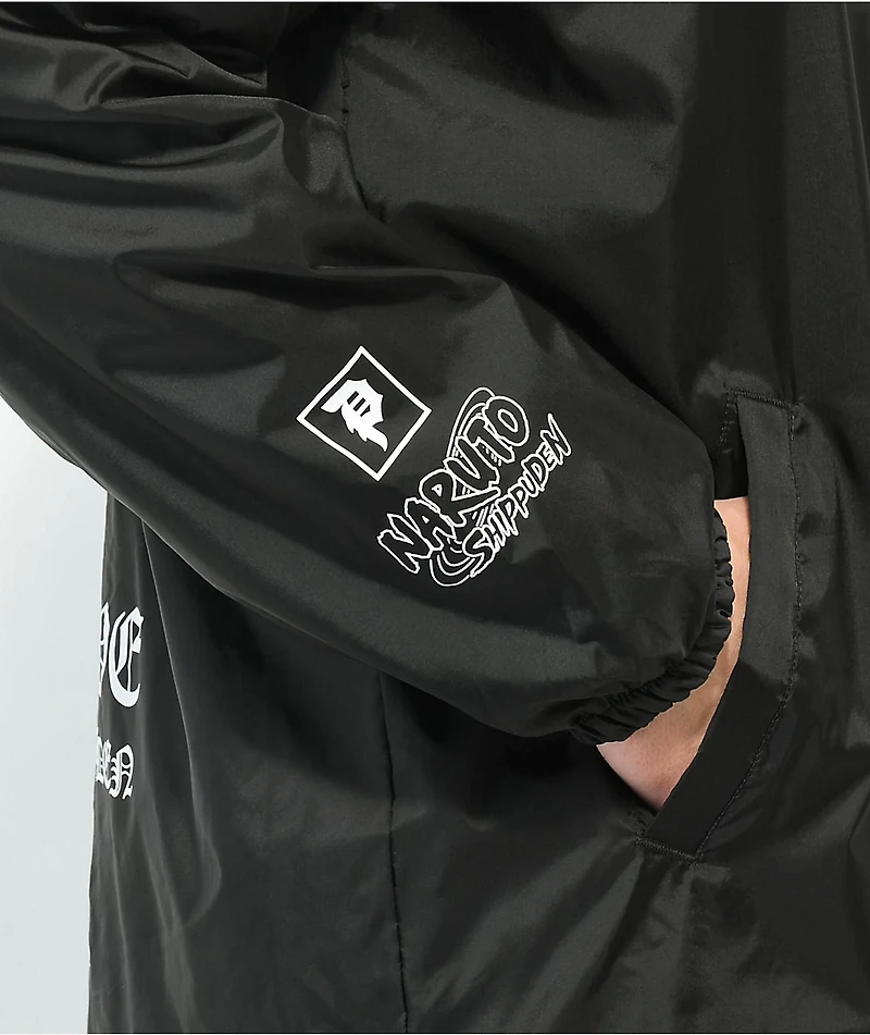 Primitive x Naruto Shippuden Hidan Black Coaches Jacket