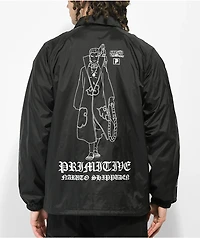 Primitive x Naruto Shippuden Hidan Black Coaches Jacket