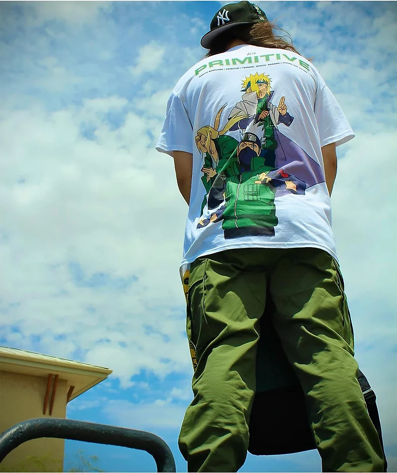 Primitive x Naruto Shippuden Hokage White T-Shirt