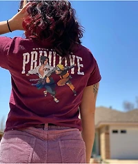 Primitive x Naruto Shippuden II Kids Versus Sasuke Burgundy T-Shirt