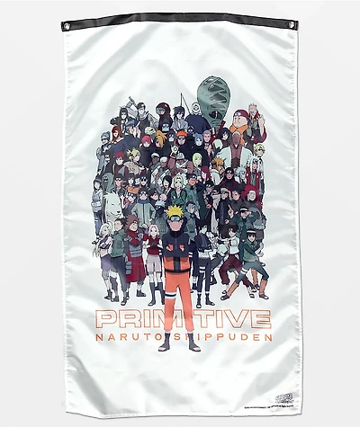 Primitive x Naruto Shippuden II White Banner