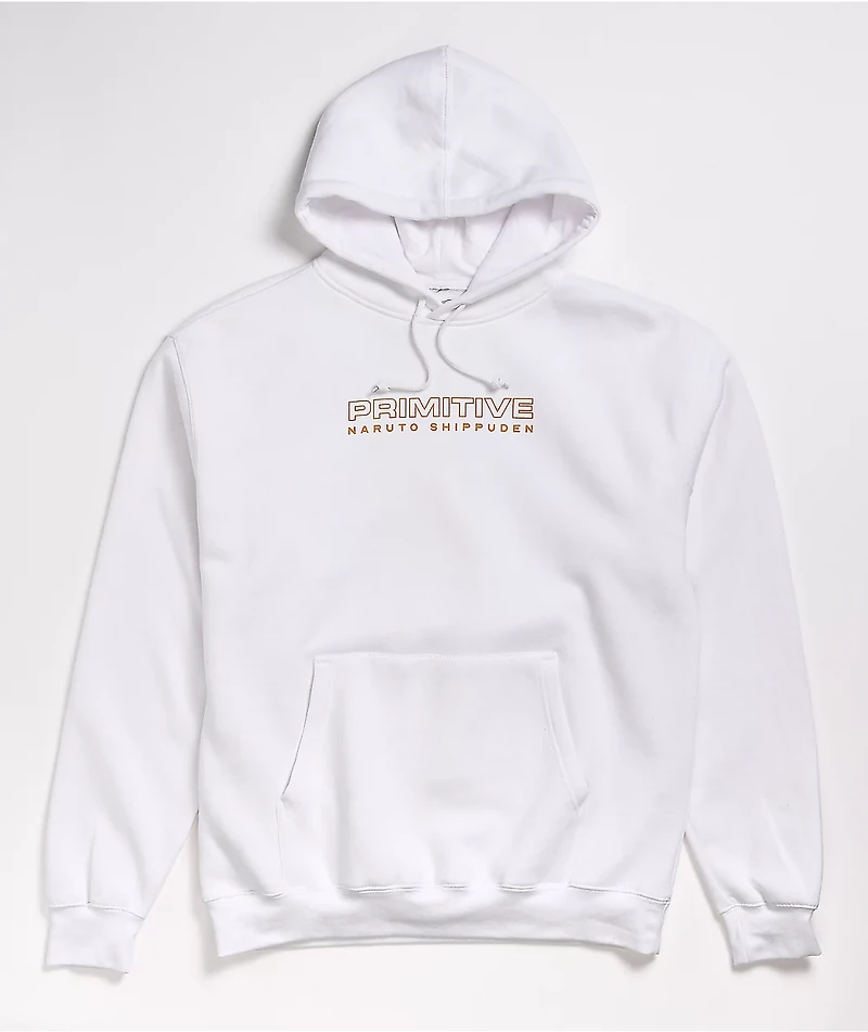 Primitive x Naruto Shippuden II White Hoodie
