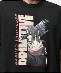 Primitive x Naruto Shippuden Itachi Sharingan Black T-Shirt