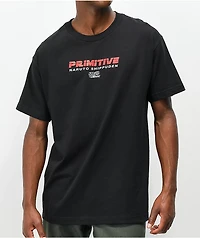 Primitive x Naruto Shippuden Itachi Uchiha Black T-Shirt