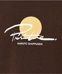 Primitive x Naruto Shippuden Itachi Warning Brown T-Shirt