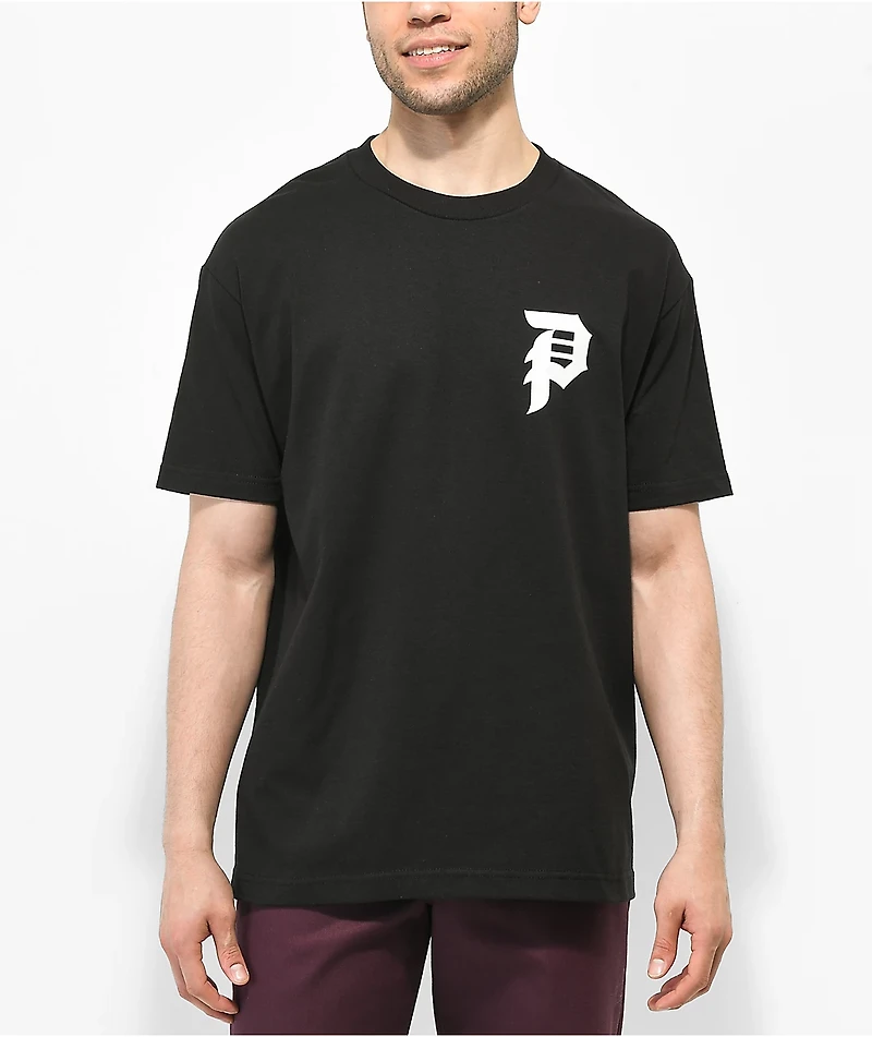 Primitive x Naruto Shippuden Kakashi Hatake Black T-Shirt