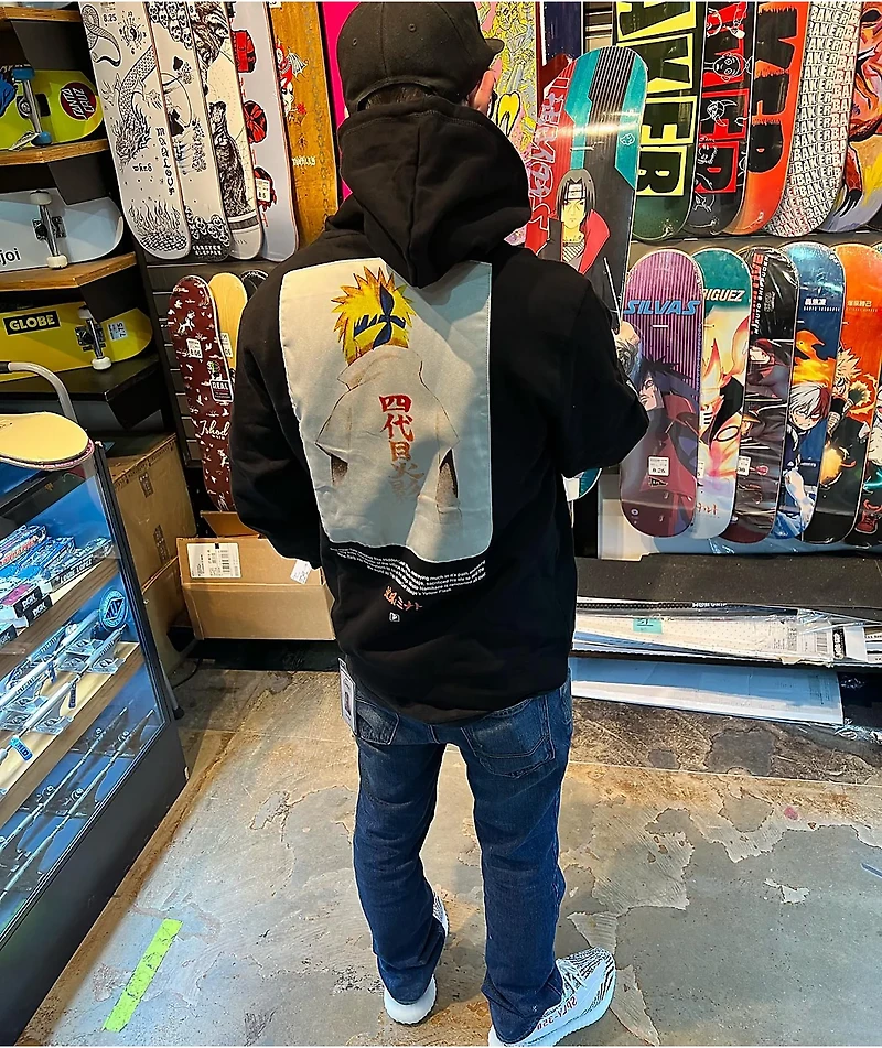 Primitive x Naruto Shippuden Minato Black Hoodie
