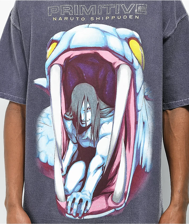 Primitive x Naruto Shippuden Orochimaru Purple T-Shirt