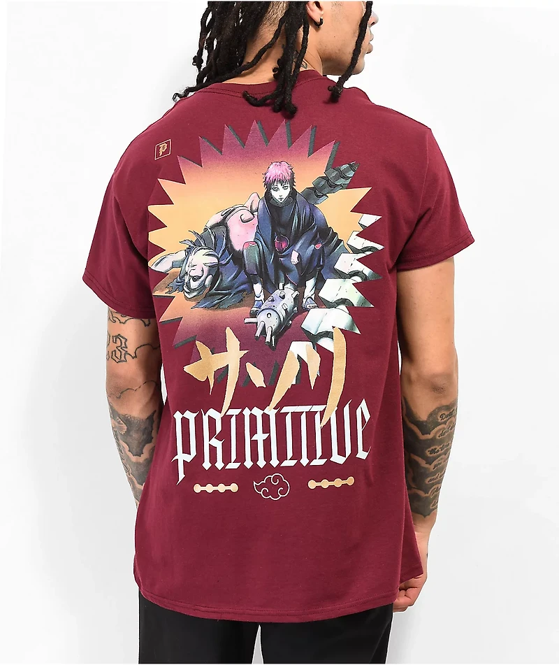 Primitive x Naruto Shippuden Sasori Red T-Shirt