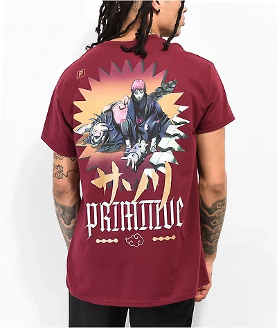 Primitive x Naruto Shippuden Sasori Red T-Shirt