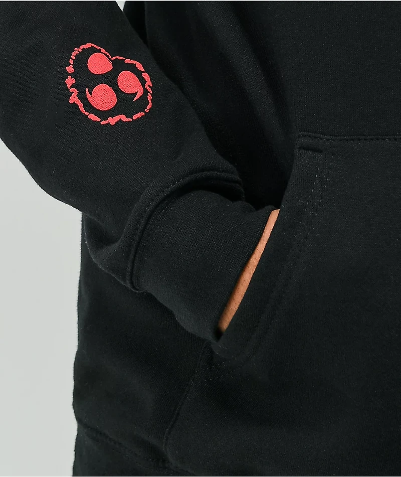 Primitive x Naruto Shippuden Sasuke Blade Black Hoodie