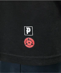 Primitive x Naruto Shippuden Sasuke Curse Mark Black T-Shirt