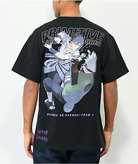 Primitive x Naruto Shippuden Sasuke vs. Kakashi Black T-Shirt