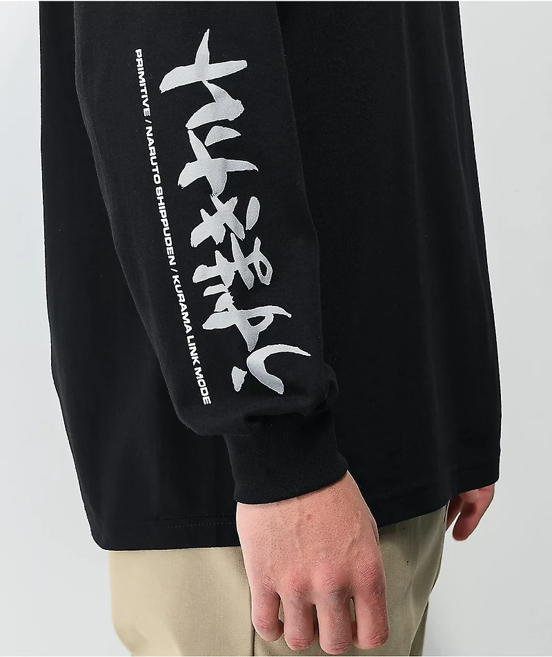 Primitive x Naruto Shippuden Six Paths Black Long Sleeve T-Shirt