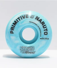 Primitive x Naruto Shippuden Team 54mm Blue Swirl Skateboard Wheels