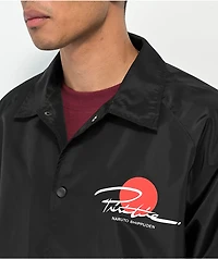 Primitive x Naruto Shippuden Warning Black Coaches Jacket