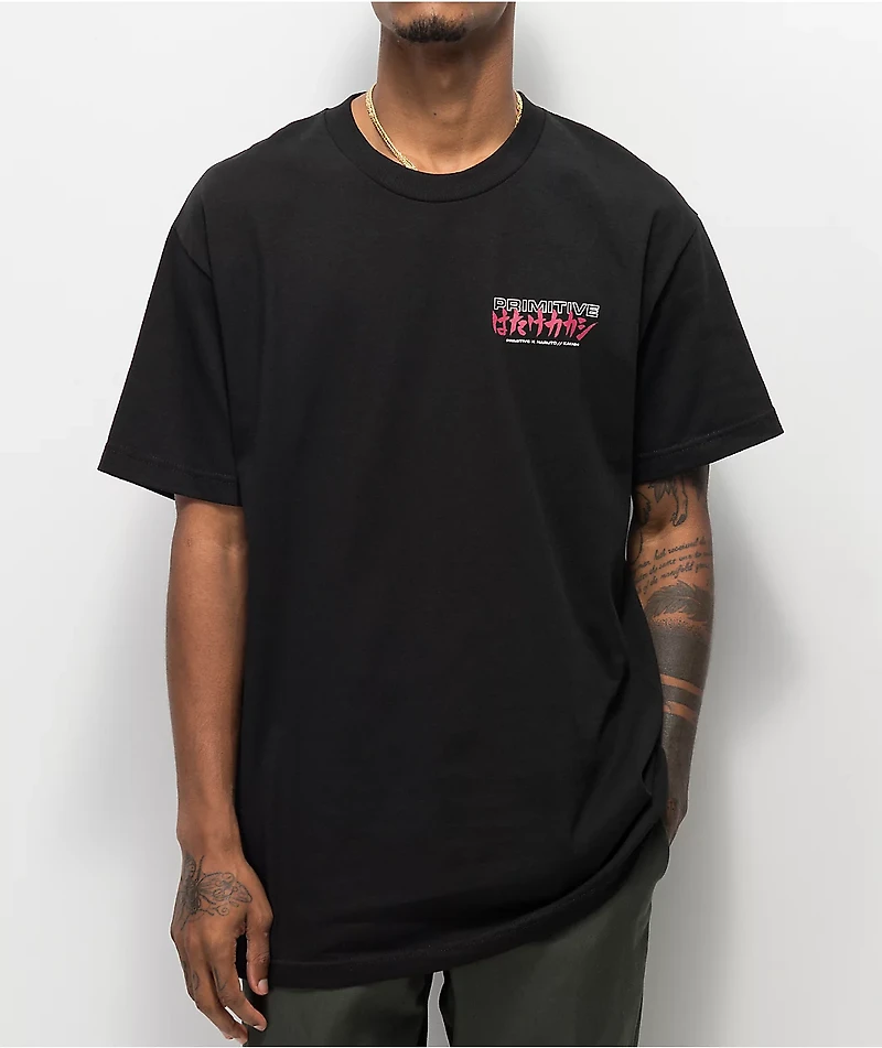 Primitive x Naruto Strike Black T-Shirt
