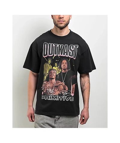 Primitive x Outkast Headline Black T-Shirt