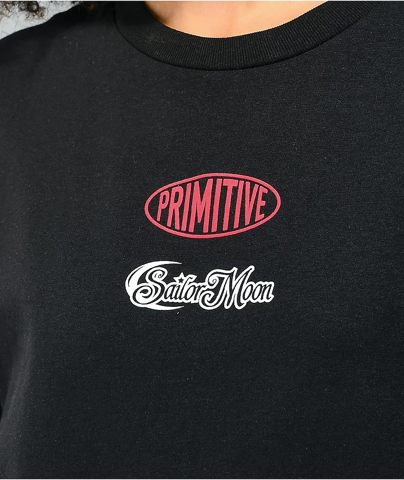 Primitive x Sailor Moon Guardians Black T-Shirt