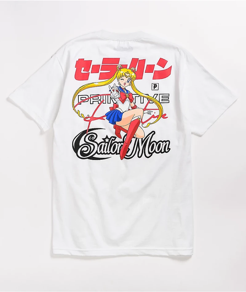 Primitive x Sailor Moon SM White T-Shirt