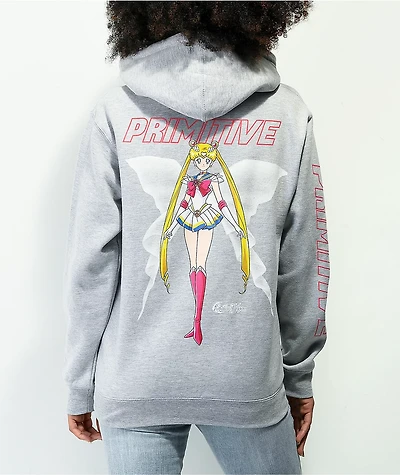 Primitive x Sailor Moon Super Grey Hoodie