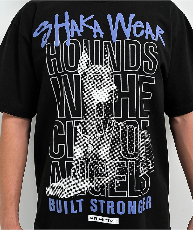Primitive x Shaka Wear Streets Black T-Shirt