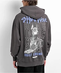 Primitive x Shaka Wear Streets Grey Heavyweight Hoodie