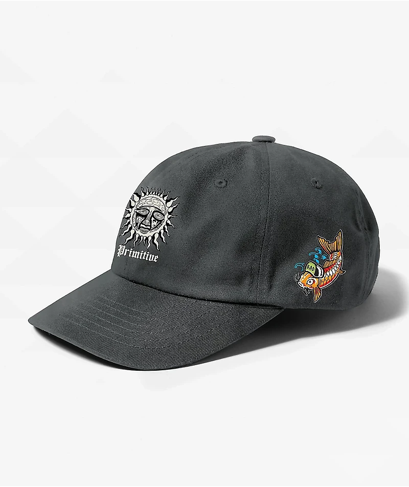 Primitive x Sublime Backstage Black Wash Strapback Hat