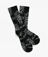 Primitive x Sublime Day Shift Black Crew Socks