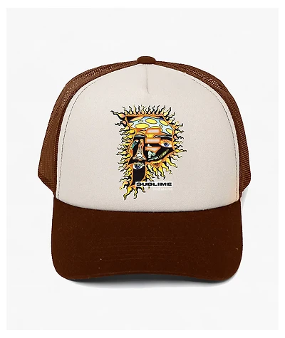 Primitive x Sublime Dirty P Sun Brown Trucker Hat