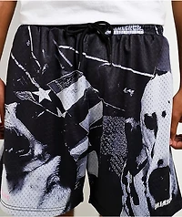 Primitive x Sublime Dog Days Black Mesh Shorts