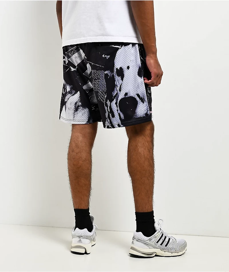 Primitive x Sublime Dog Days Black Mesh Shorts