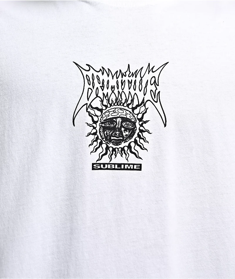 Primitive x Sublime Flyer Color Changing White Heavyweight T-Shirt