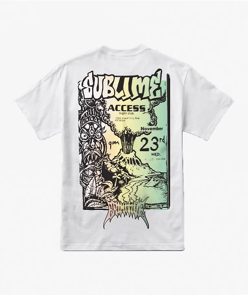Primitive x Sublime Flyer Color Changing White Heavyweight T-Shirt