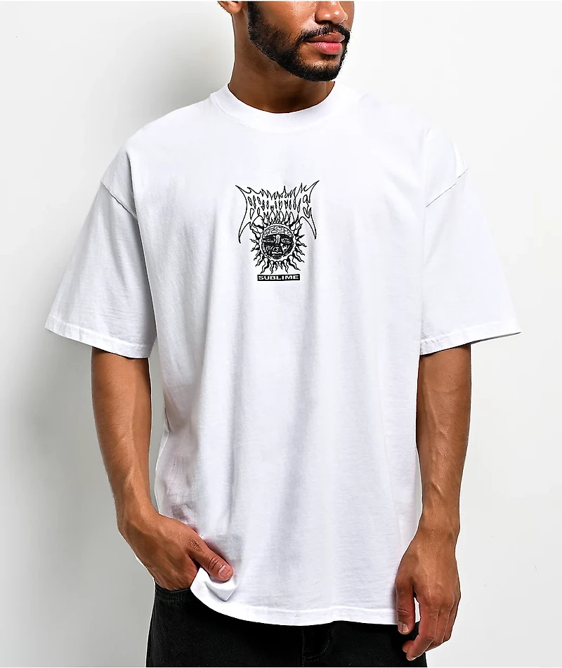 Primitive x Sublime Flyer Color Changing White Heavyweight T-Shirt