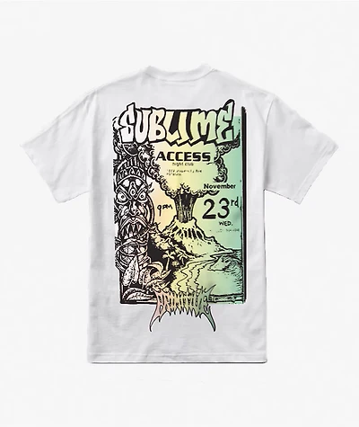 Primitive x Sublime Flyer Color Changing White Heavyweight T-Shirt