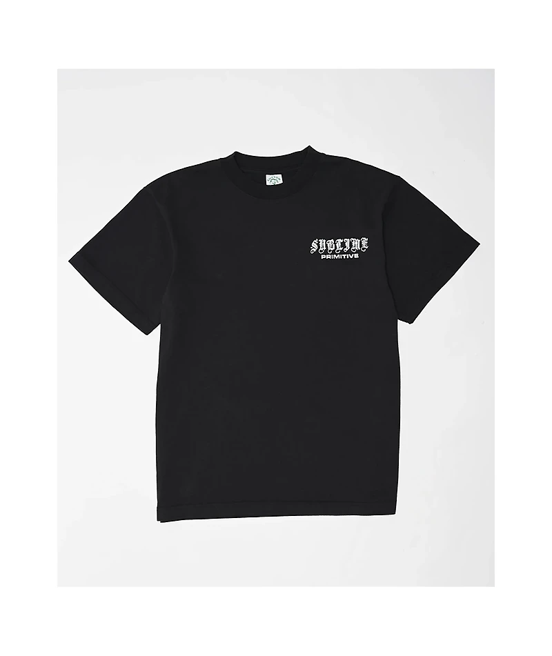 Primitive x Sublime Neighbors Black T-Shirt